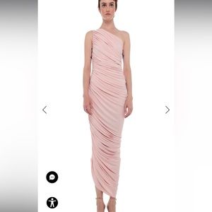 Norma Kamali Diana gown in blush